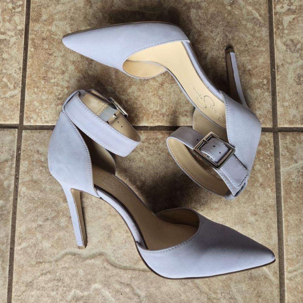 🔥🔥🔥SALE🔥🔥🔥NWOT Jessica Simpson Baby Blue Suede Heels